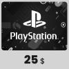 بطاقة PlayStation المتجر الأمريكي - 25 دولار
