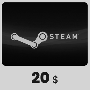 بطاقة Steam المتجر الأمريكي - 20 دولار